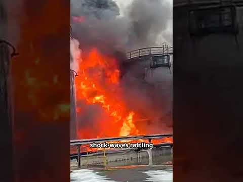 Ukraine’s Overnight Drone Swarms Torch Engels Oil Depot and Two Russian Airbase
