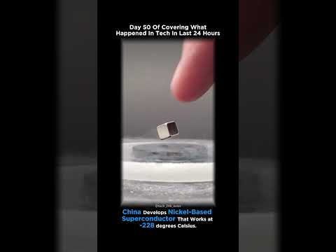 China’s Creates New Superconductor That Works Above -228 Degrees Celsius #shorts