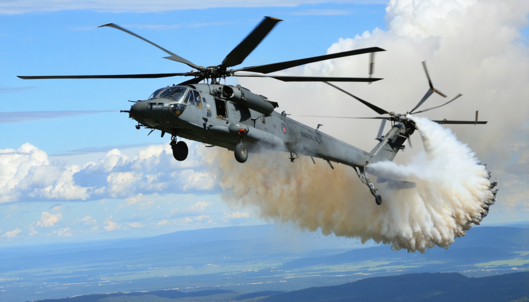 Black Hawks Soak the Skies: Virginia National Guard Masters Aerial Firefighting