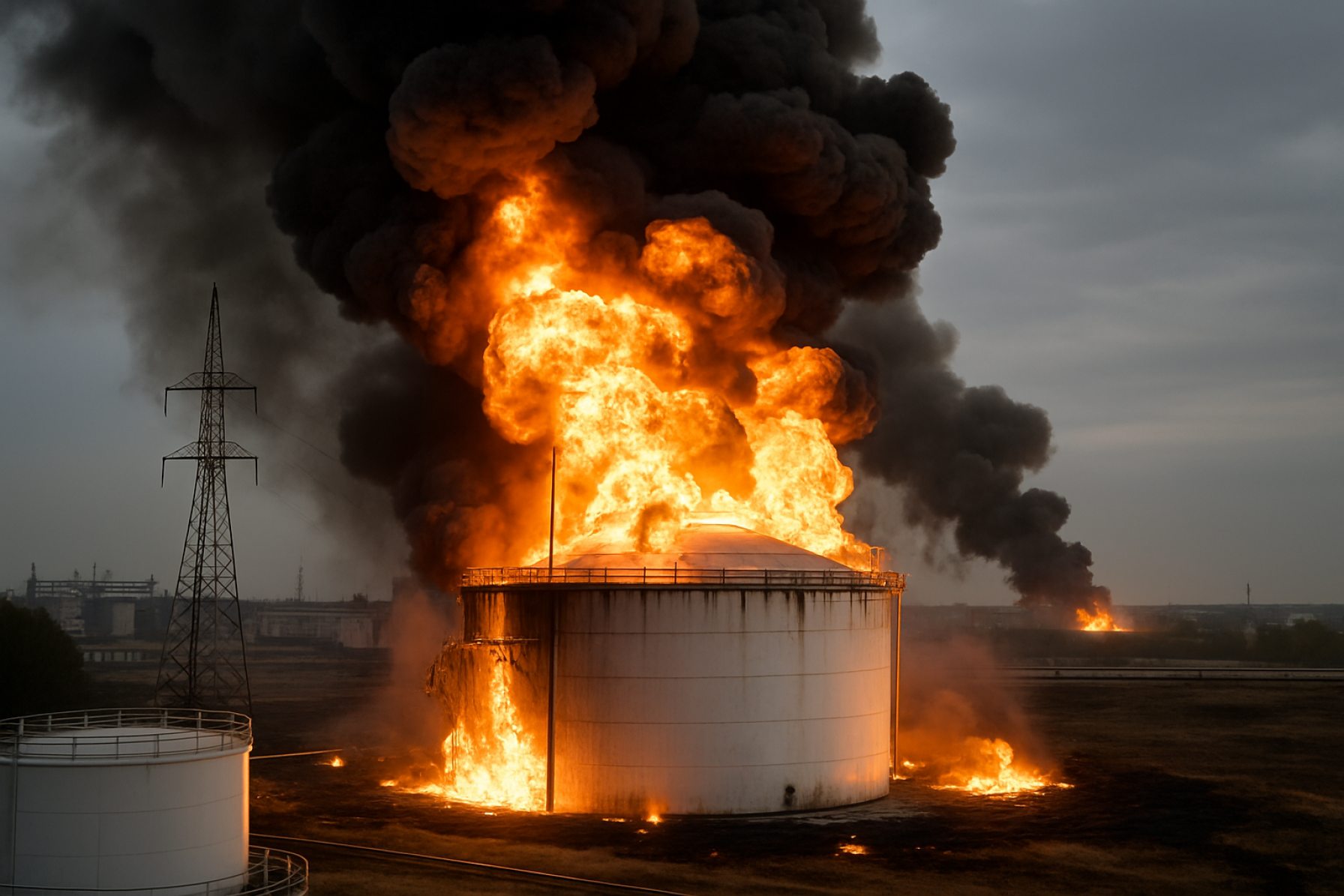 Ukraine’s Daring Drone Strike Ignites Russian Oil Depot: New Explosions Rock Engels-2 Airbase
