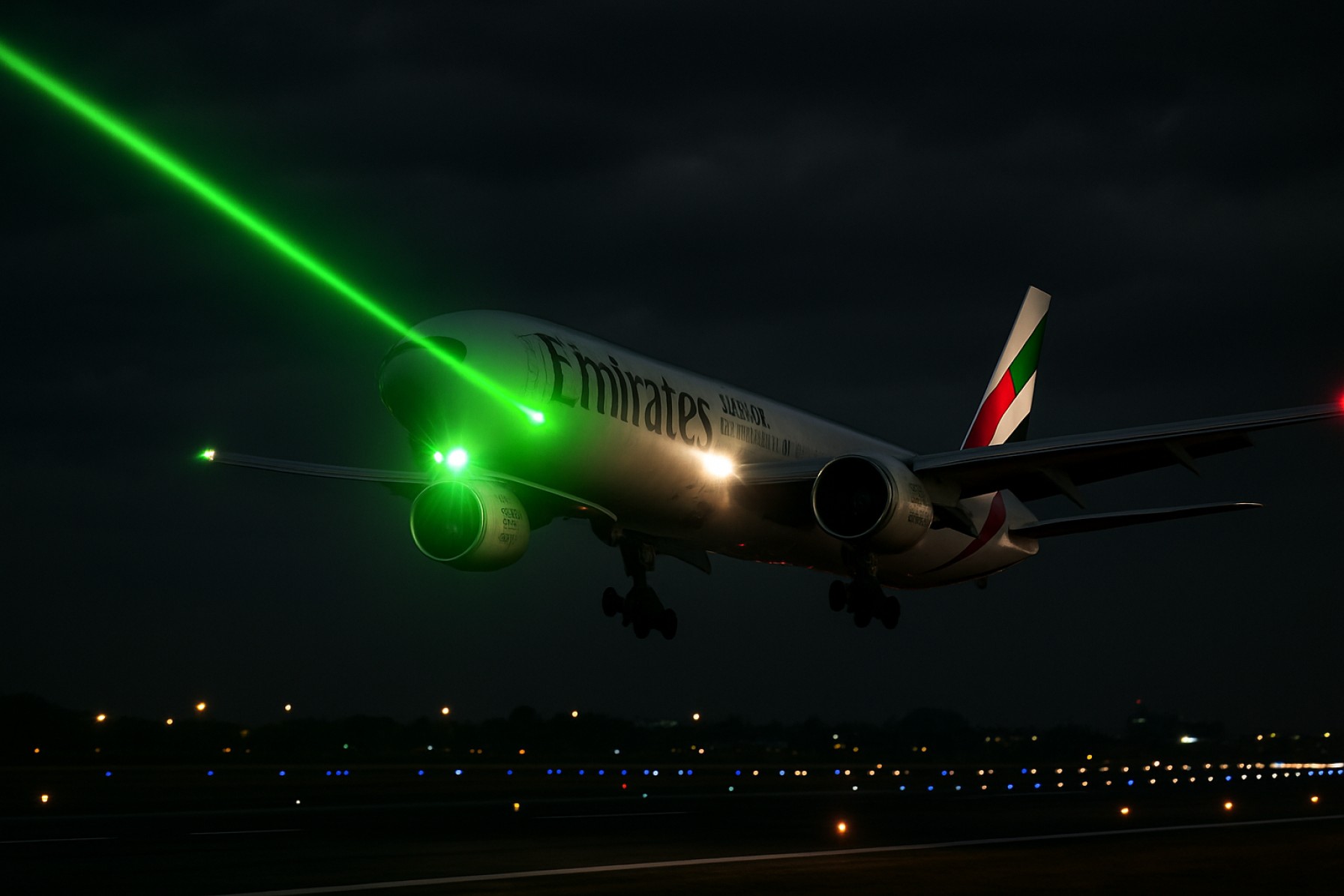 Laser Attack on Emirates Flight Forces Dramatic Go-Around at Chennai Airport—Are Our Skies Safe?